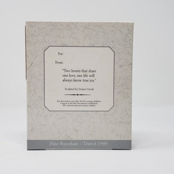 1999 Hallmark Wedding Memories Handcrafted Keepsake Easter Ornament - Picture 2 of 6